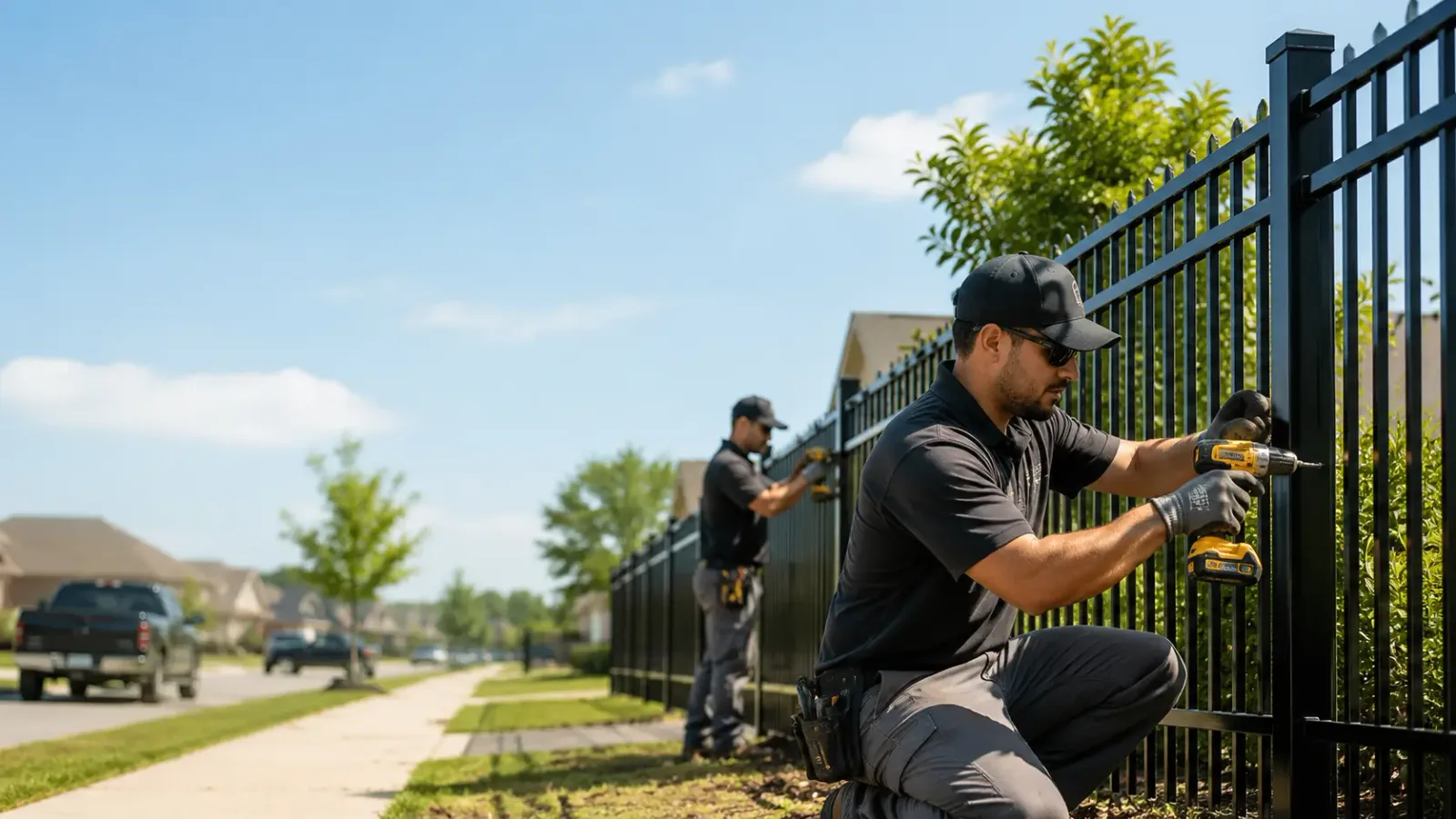 Metal Fence Installation in Ballston Lake, NY